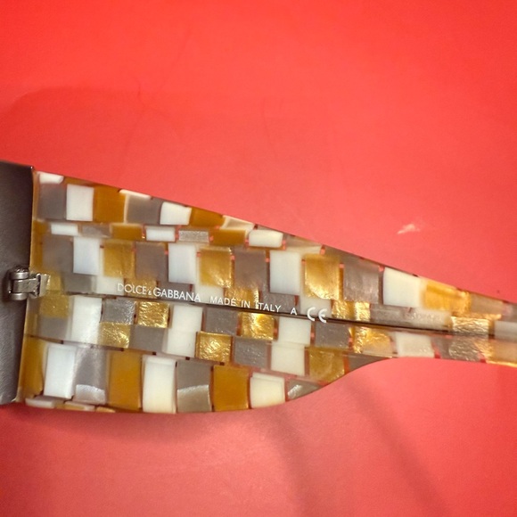 Dolce & Gabbana Sunglasses with Black Lens and Gold Accents - Picture 4 of 7